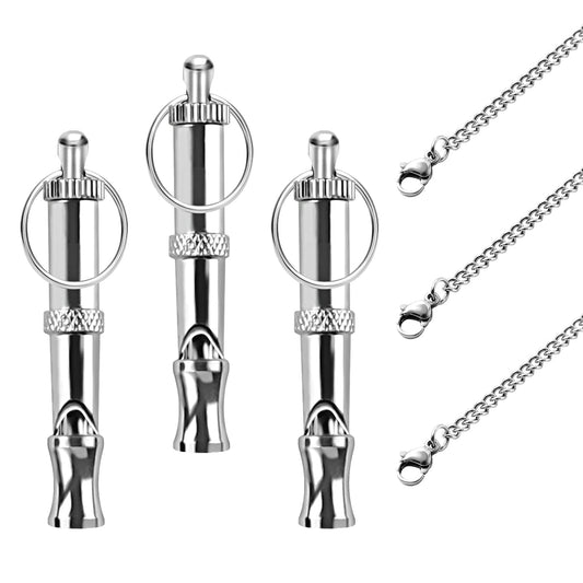 FURDUO FurDuo 3-Pack Ultrasonic Dog Training Whistles for effective dog training and behavior control.
