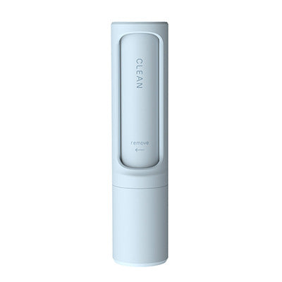 FURDUO 2-in-1 reusable pet hair remover brush and lint roller on a white background, showing its compact design and cleaning surface.