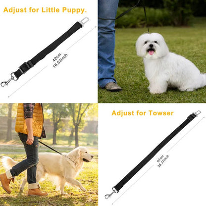 FurDuo SafeRide™ 2-Pack Pet Seat Belts