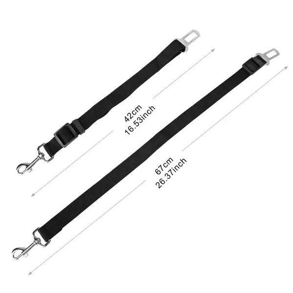 FurDuo SafeRide™ 2-Pack Pet Seat Belts