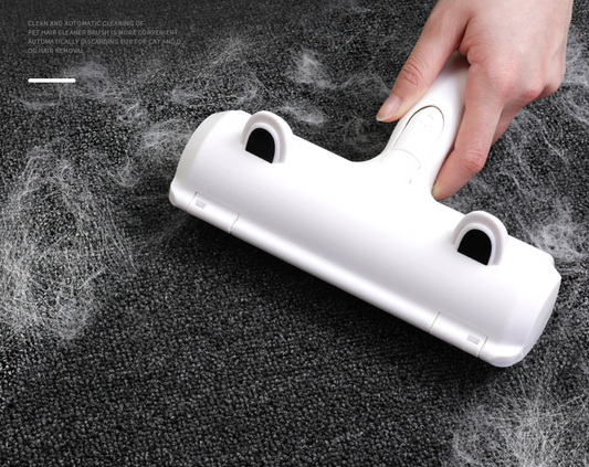 FURDUO FurBreeze electric pet grooming brush with ergonomic handle and bristles for detangling and brushing dog or cat fur.