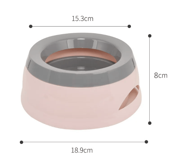 FurDuo No-Spill Travel Dog Water Bowl by FURDUO, featuring a compact, spill-proof design perfect for pet travel and outdoor use.