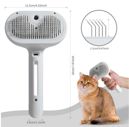 FurDuo MistBrush™ Pet Grooming Brush