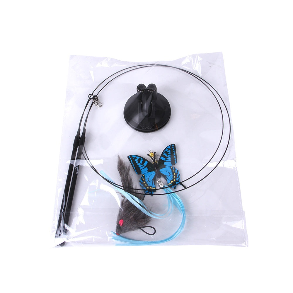 FurDuo PouncePod™ Suction Cat Teaser
