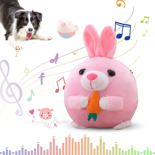 FURDUO Buddy Bopper interactive plush dog toy with colorful fabric and playful design for dogs to chew and play.